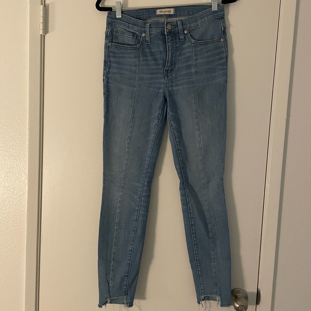 Madewell High-rise Skinny Jeans with front Seam